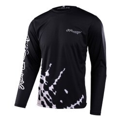 Troy Lee Designs Flowline Big Spin Long Sleeve Jersey Men's in Black